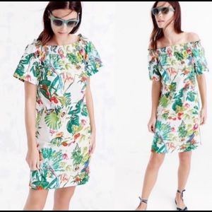 J Crew Off the Shoulder Dress- Sz 6